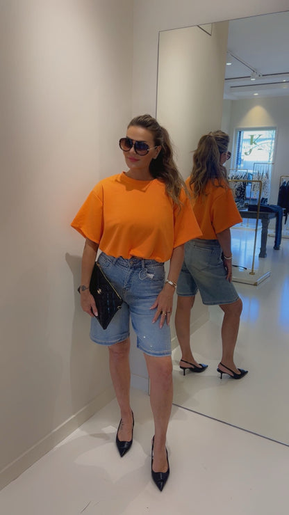 bibi tee oranje STUNT