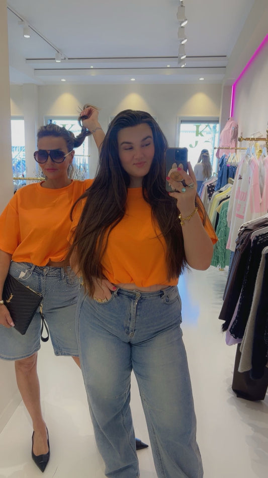 bibi tee oranje STUNT