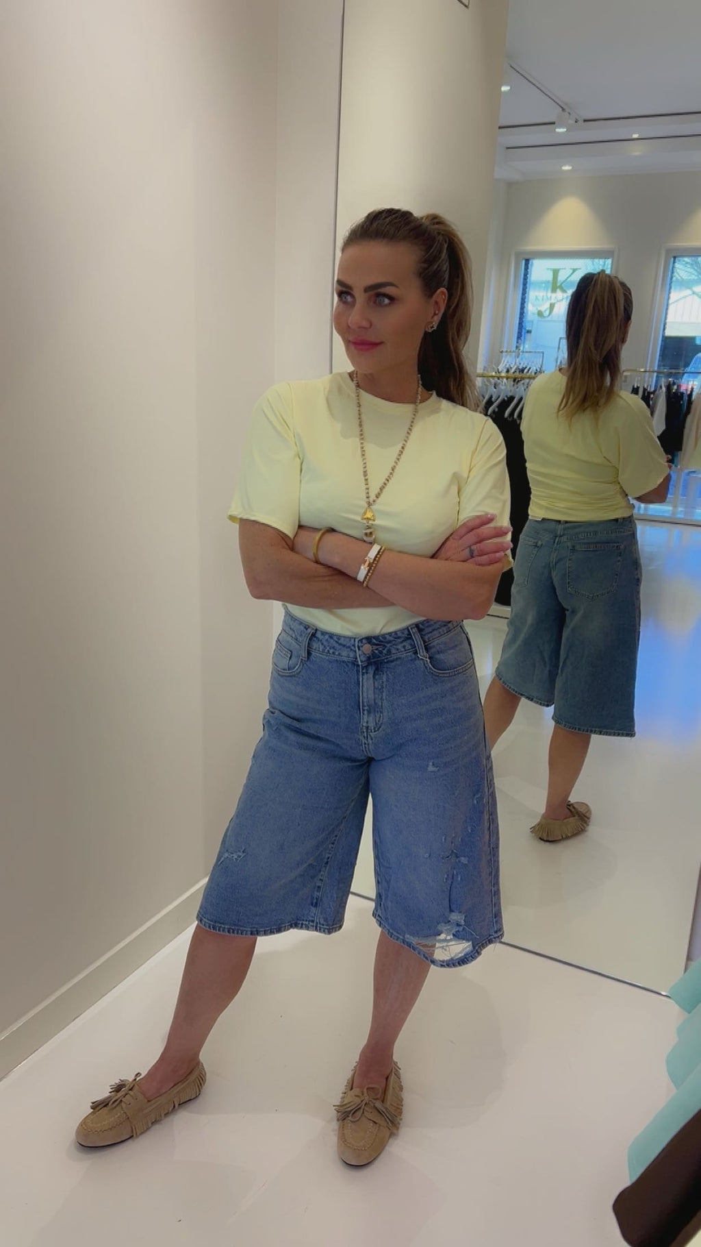 Hannah bermuda jeans