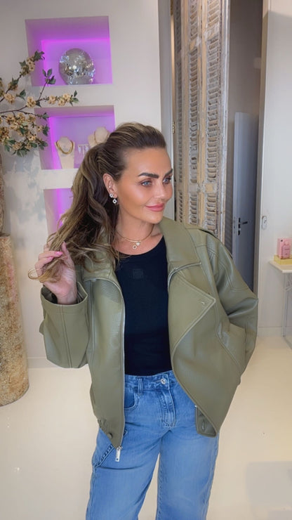 pip jacket olive green