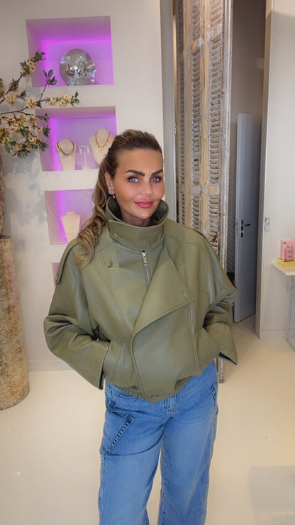pip jacket olive green