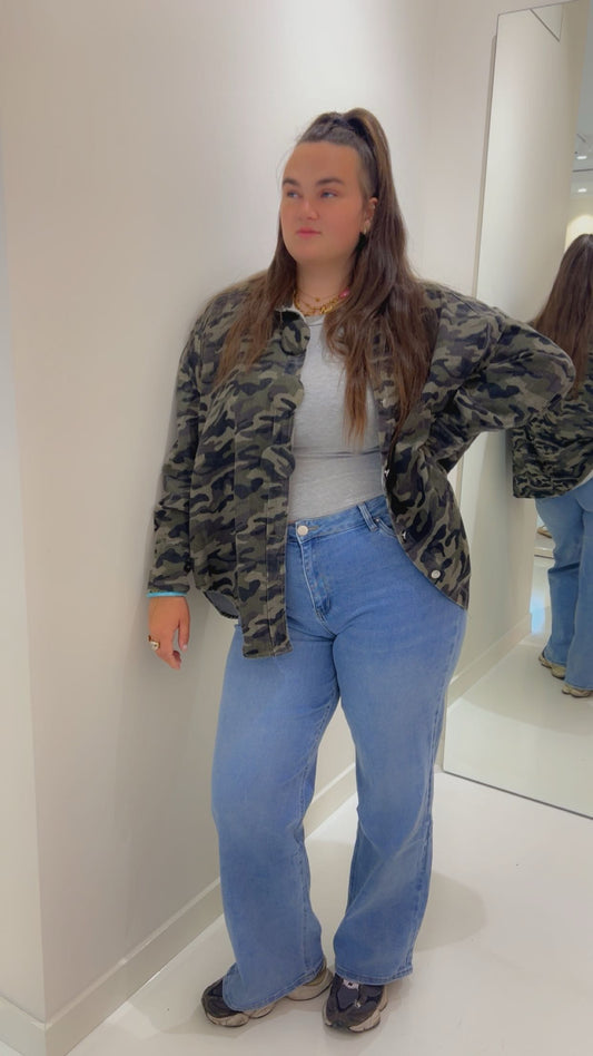 Light denim jeans plus size