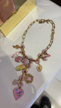 Alice necklace roze