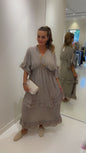 Donna dress taupe