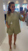 serena set olive green