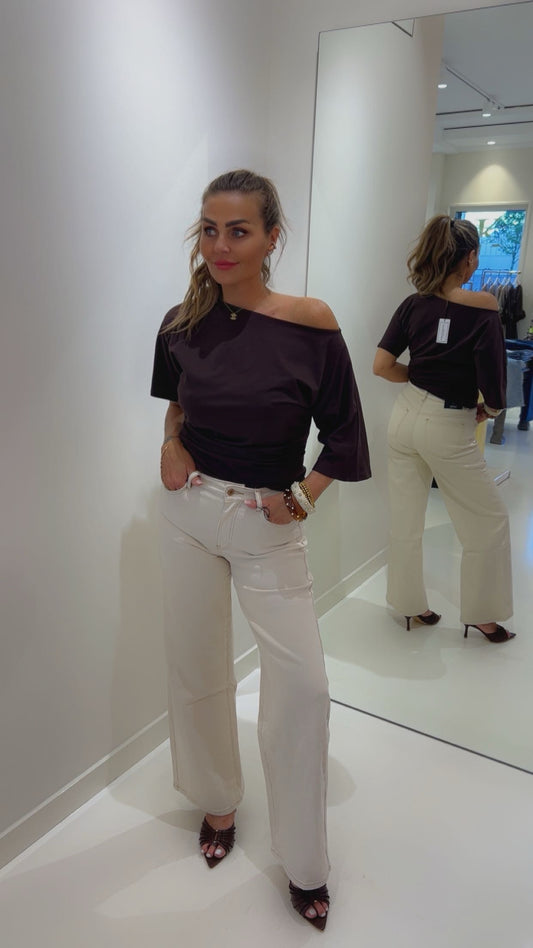 Beige jeans Guusje laulia