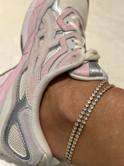 Strass enkelbandje