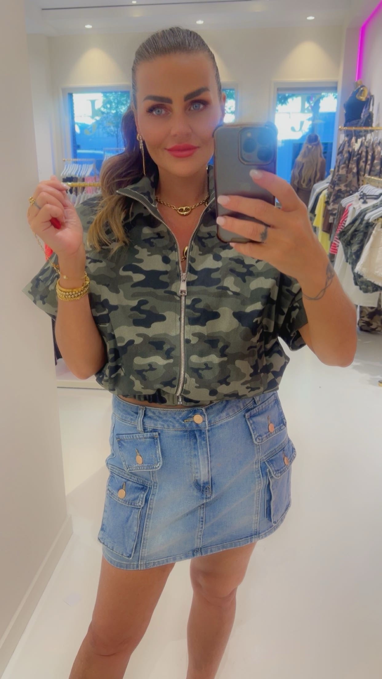 army jeans jack korte mouw