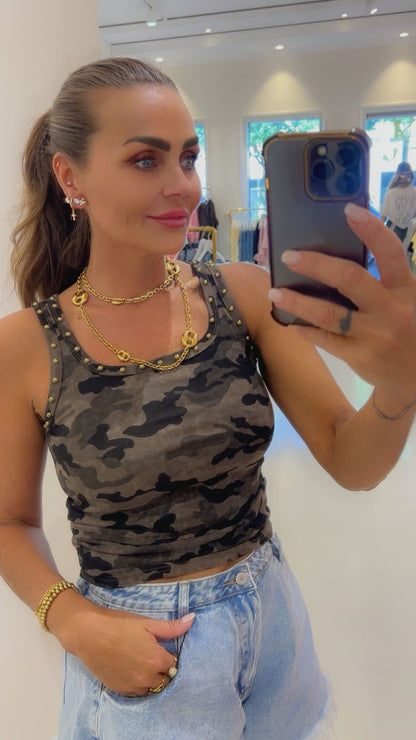 stella Stud top army