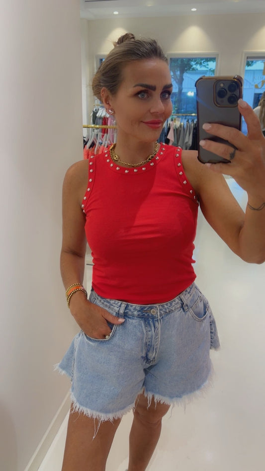 stella stud top rood