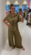 thirza set army green
