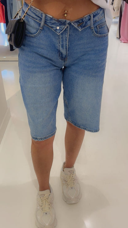 Monica jeans short bermuda