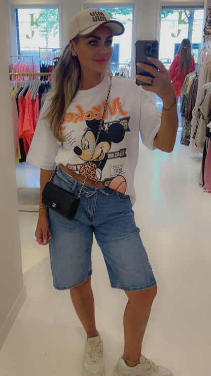 Monica jeans short bermuda