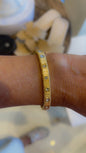 maya golden stras bracelet