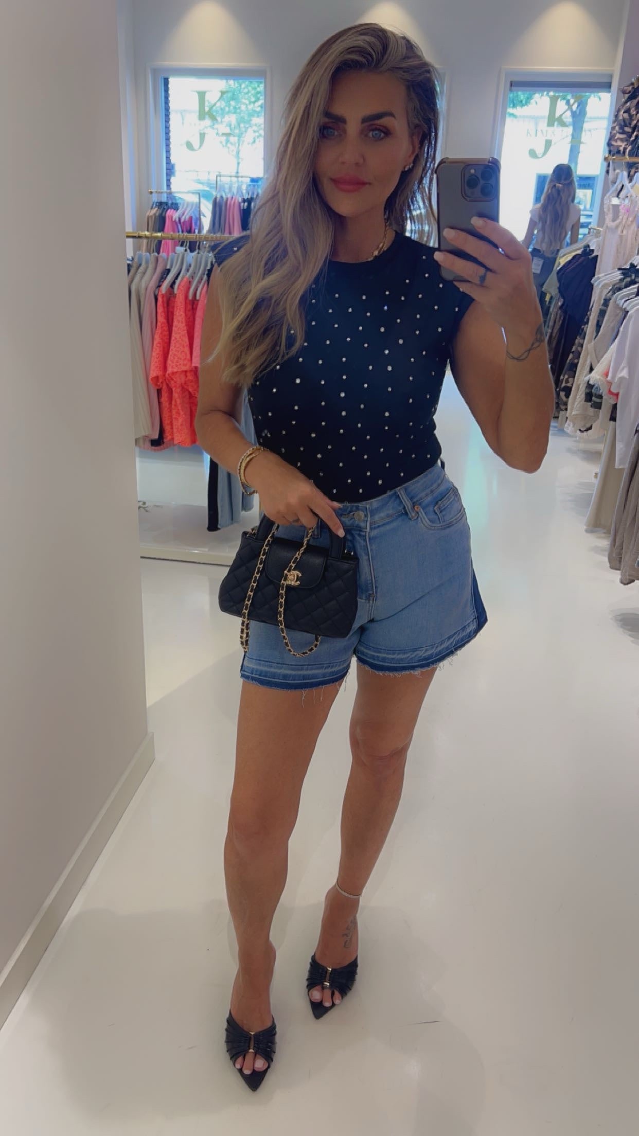 body nina strass zwart