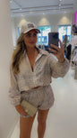 2-piece paisley beige