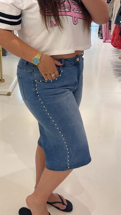 Bermuda jeans curvy 38-48