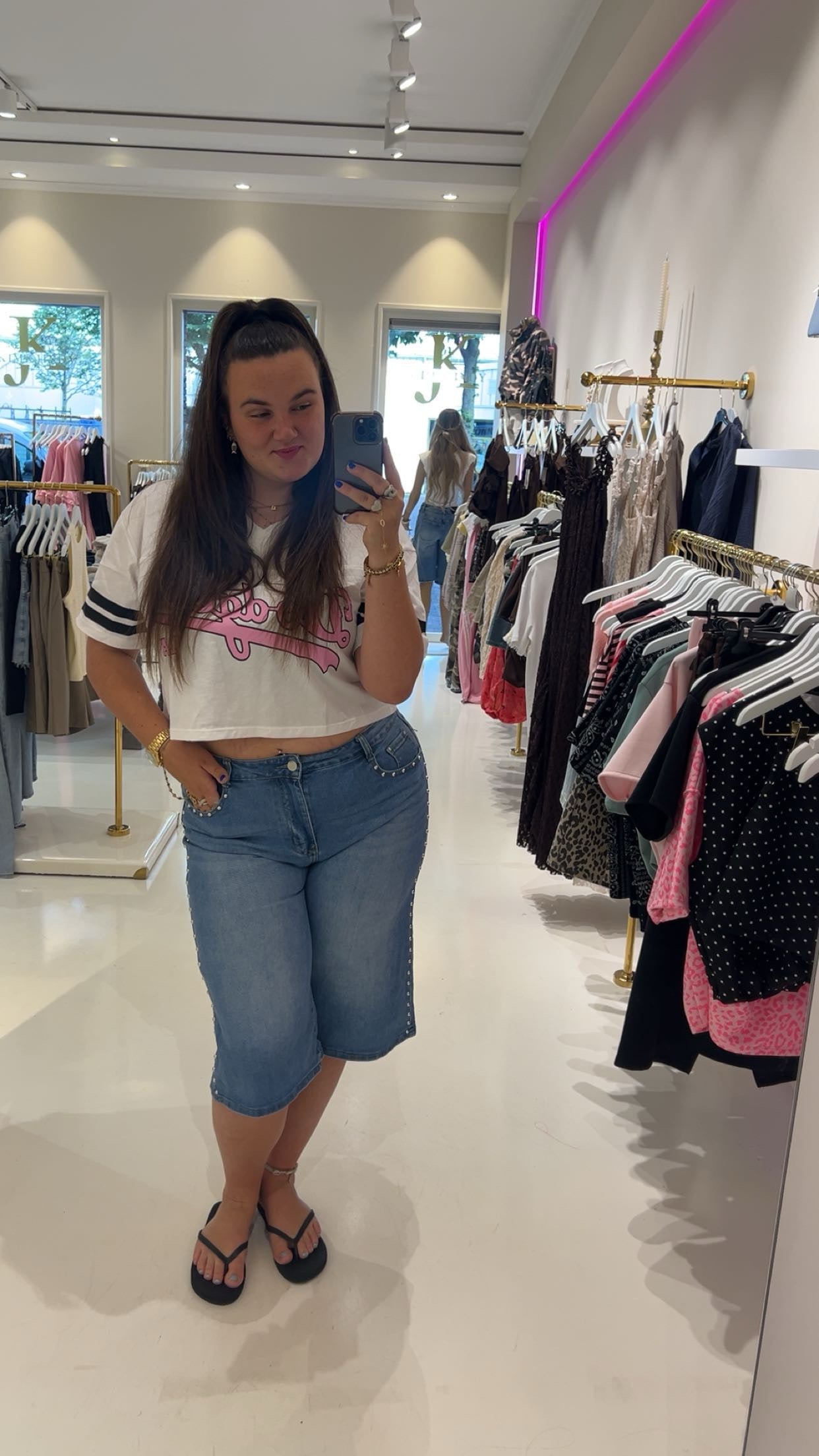 Bermuda jeans curvy 38-48