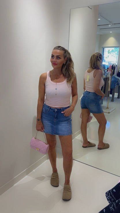 Basic top baby pink