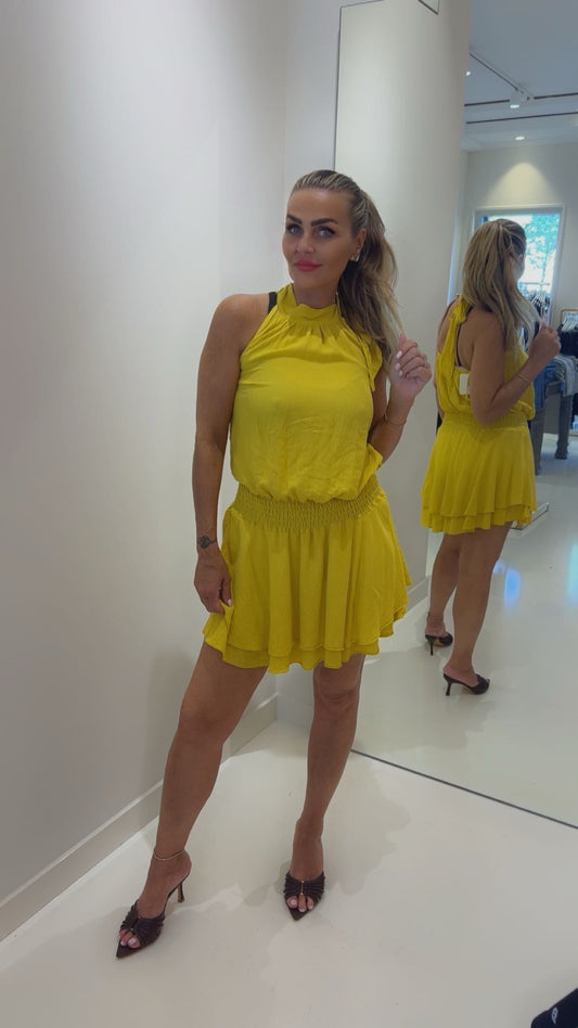 Jenny dress okergeel