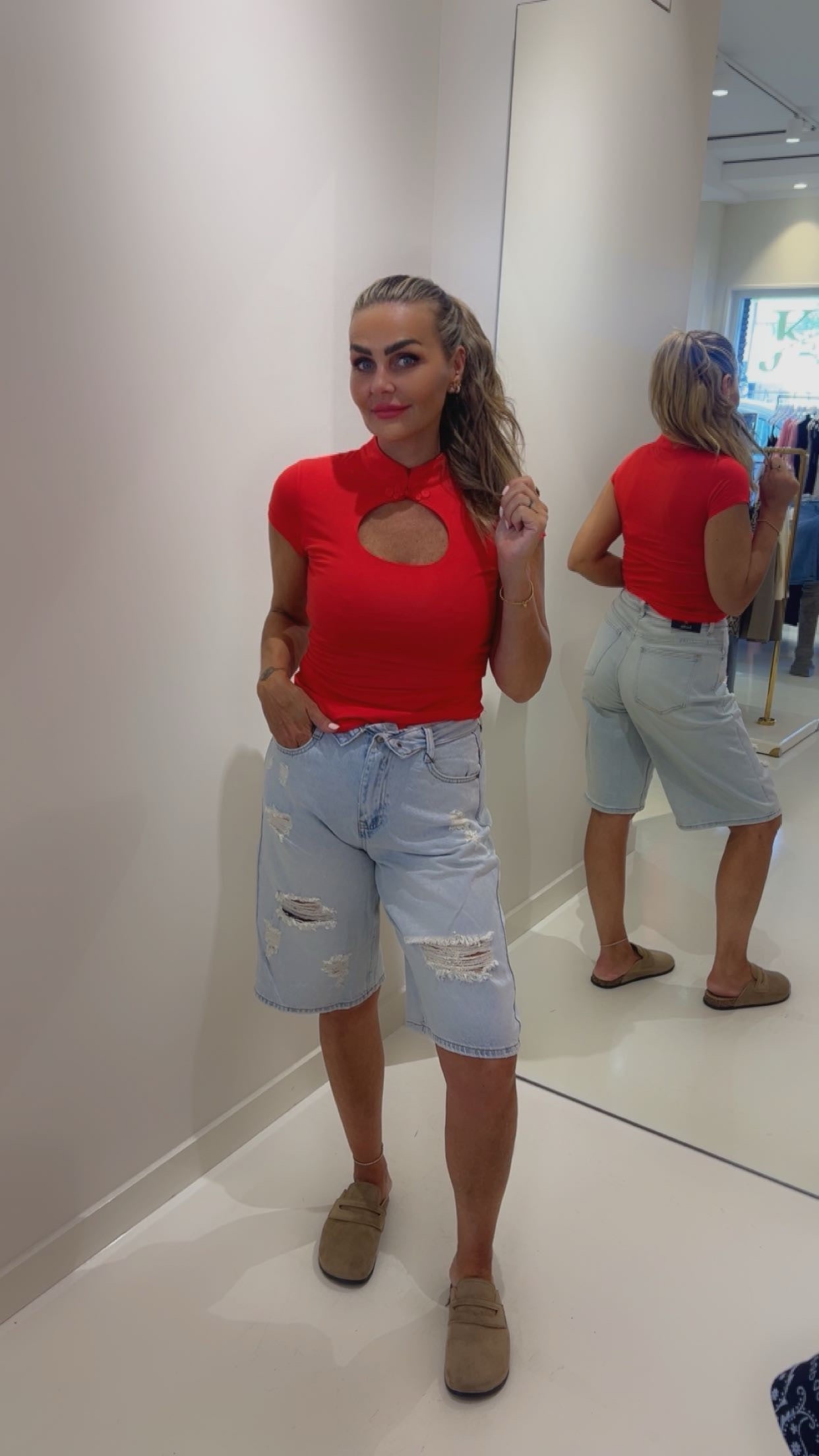 Jaimylee top red