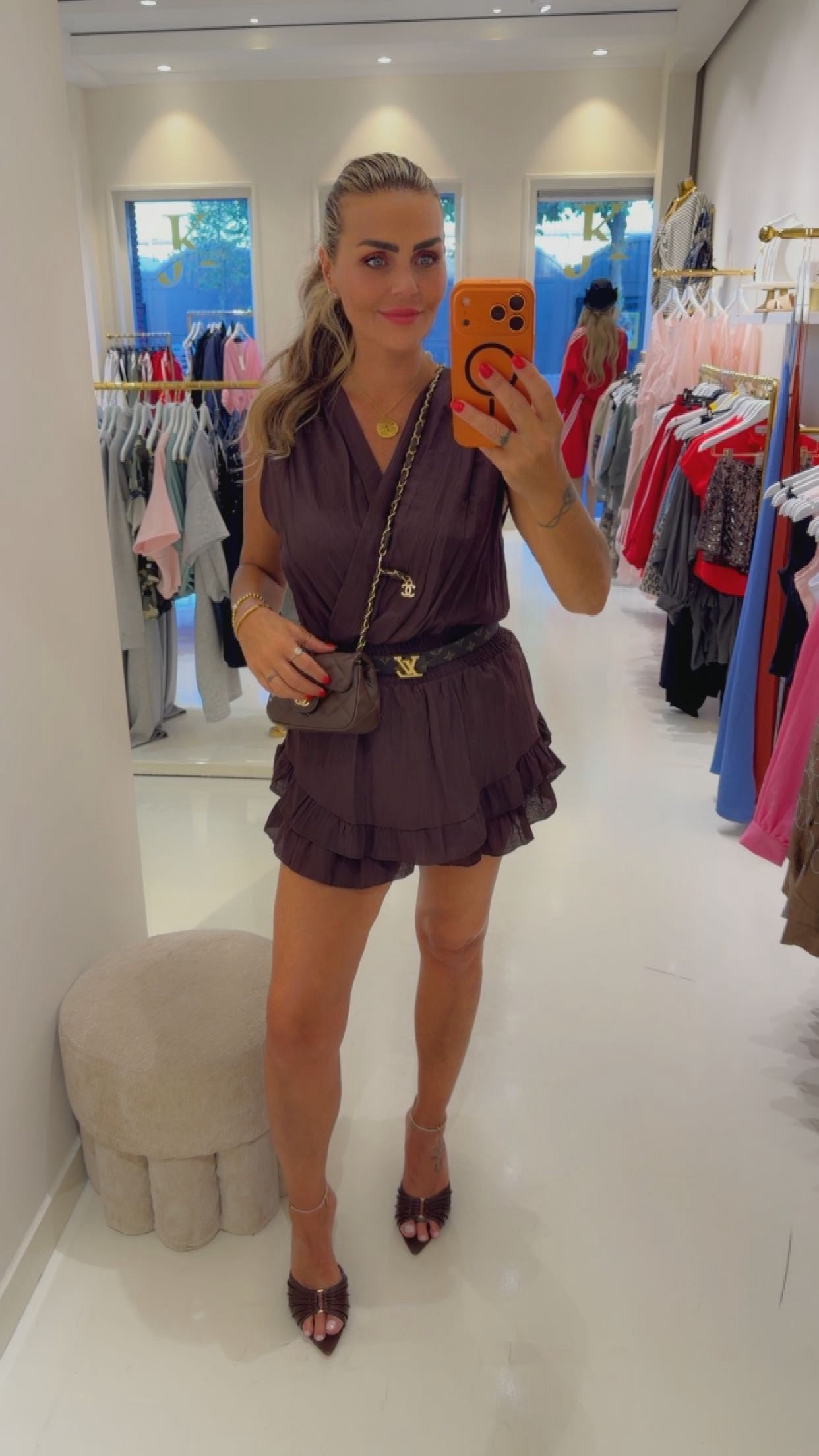 Stacy playsuit bruin