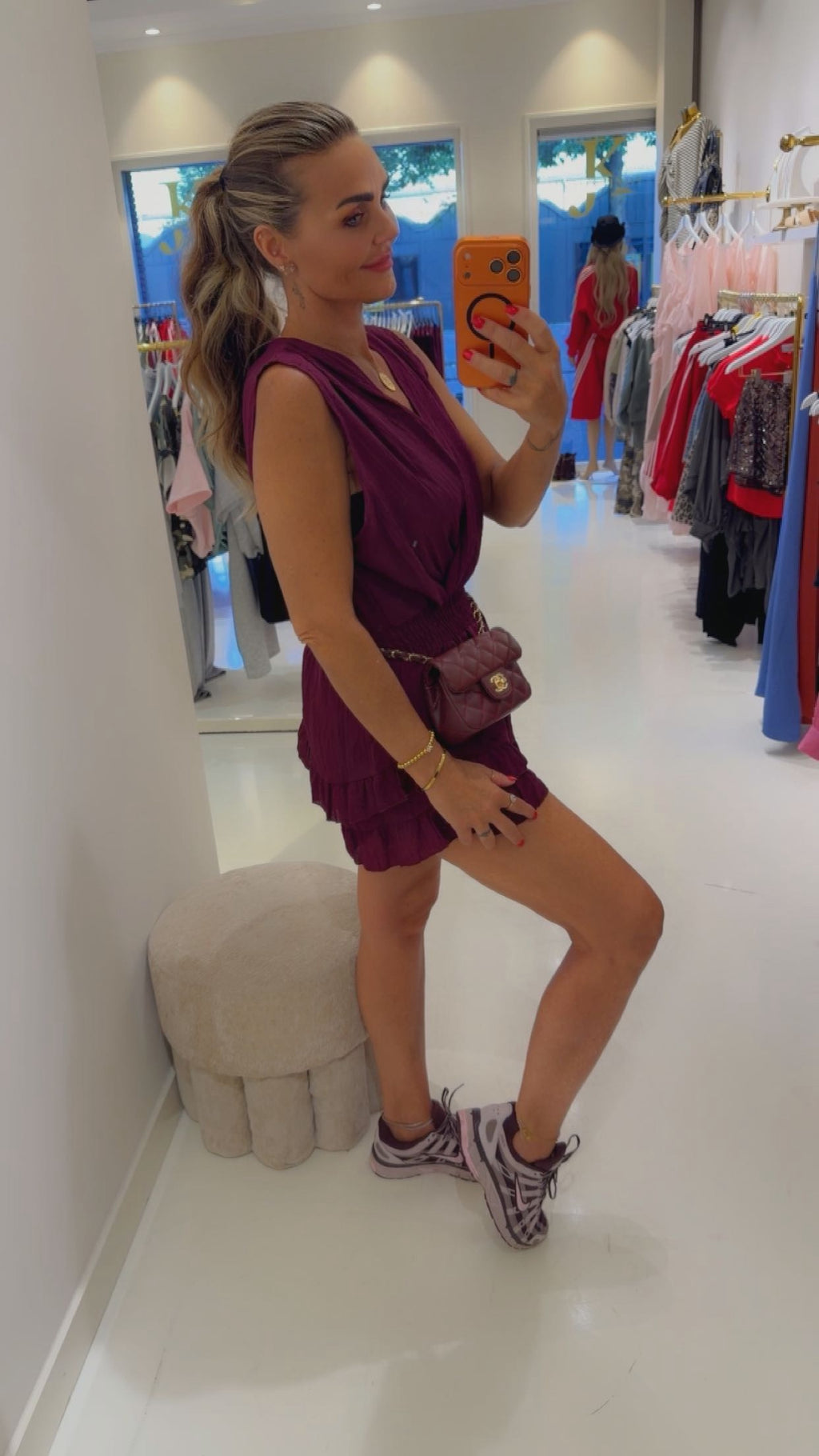 Stacy playsuit Bordeaux
