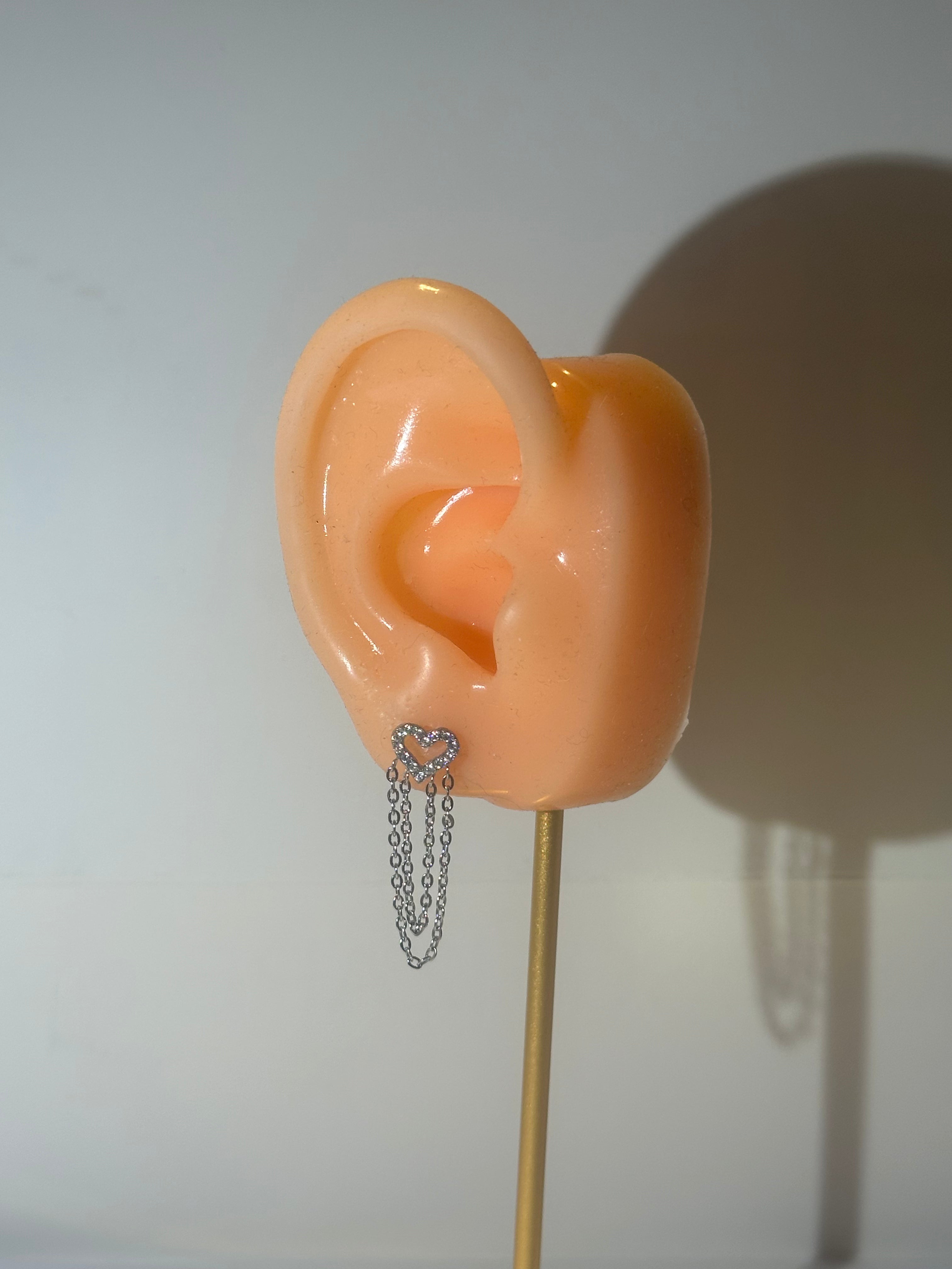 Heart Earring zilver