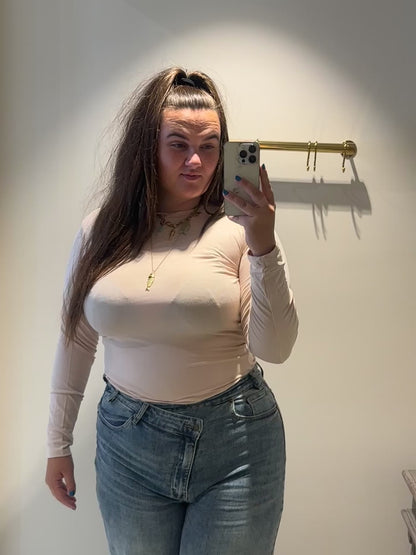 Gina top Beige